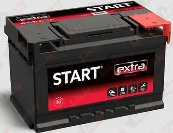 START EXTRA (75 A/h), 680A R+ низ