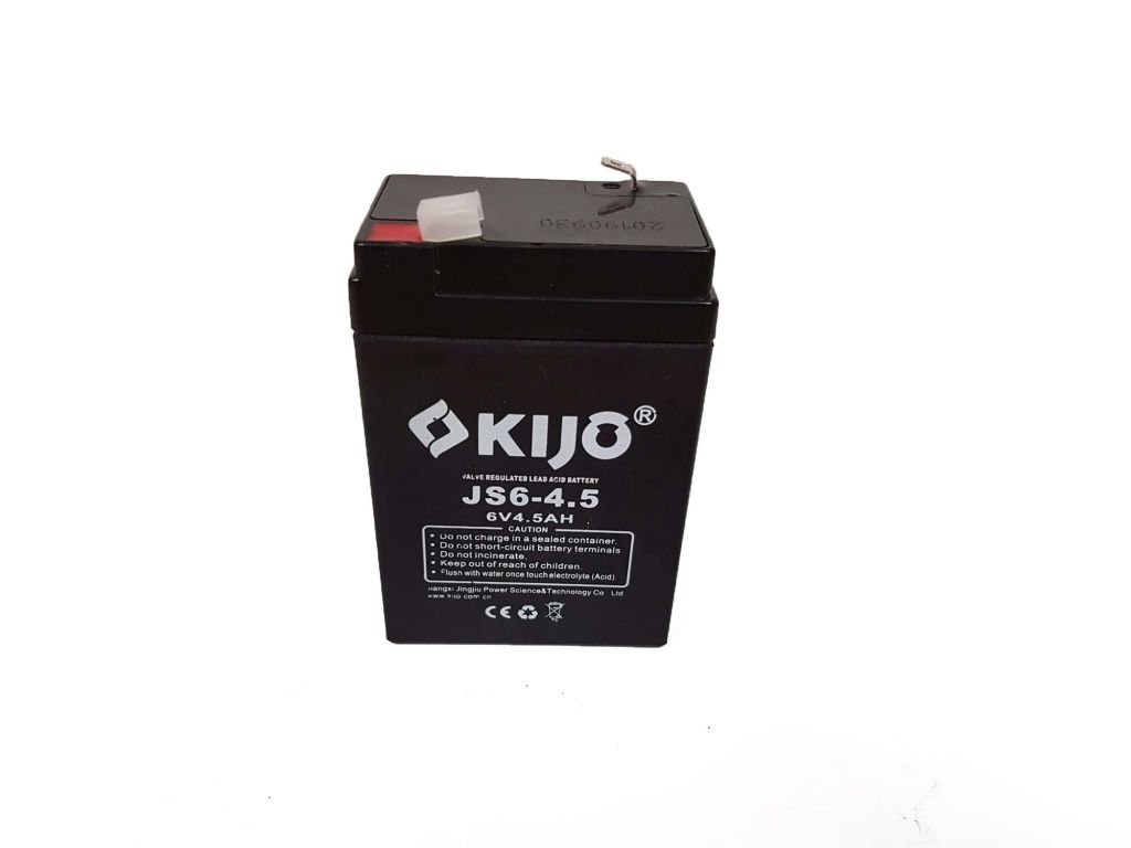 Аккумулятор Kijo 6V 4.5Ah (AGM) для ИБП, клеммы F1, 70×47×100 мм