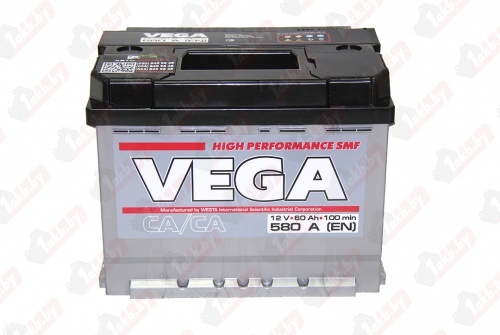 Vega High Performance (60 A/h), 580A L+