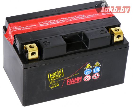 FIAMM FTZ10S-BS (8.6 А/ч, 120А) L+, AGM мотоаккумулятор с заводской активацией для Honda/Kawasaki/Suzuki FIAMM FTZ10S-BS (8.6 А/ч, 120А) L+, AGM мотоаккумулятор с заводской активацией для Honda/Kawasaki/Suzuki