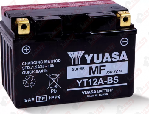 Yuasa YT12A-BS (10 A/h), 175A L+