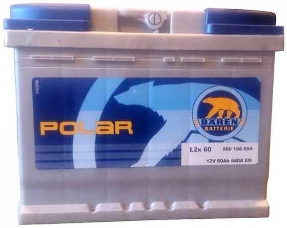 Baren Polar Blu (60 A/h), 540А R+ 7905620