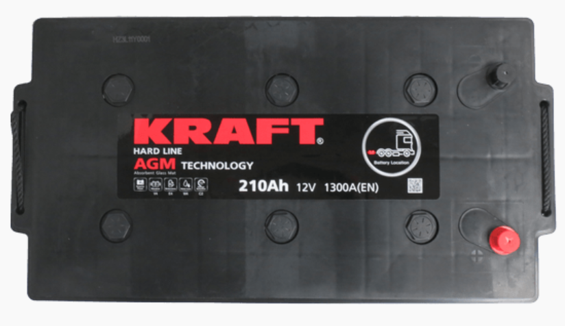 KRAFT AGM (220 A/h) 1400A L+ - фото 4