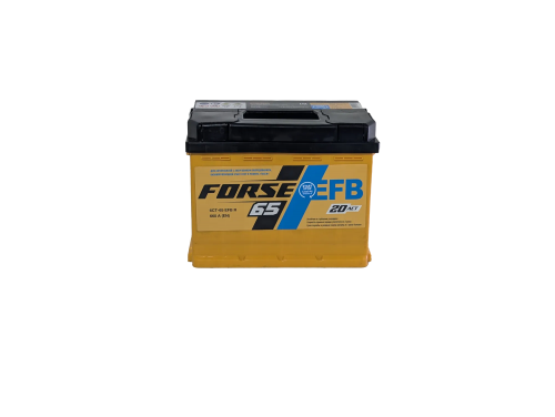 Forse EFB 65Ah 660A (R+) Обратная полярность, Стандартные клеммы, Для Mazda CX-5 / Toyota Camry Forse EFB 65Ah 660A (R+) Обратная полярность, Стандартные клеммы, Для Mazda CX-5 / Toyota Camry
