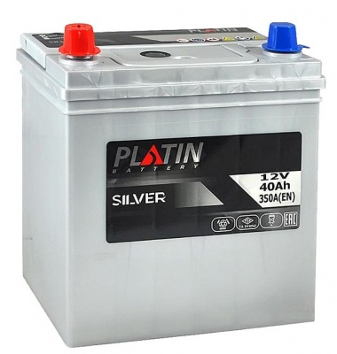 PLATIN ASIA SILVER (40 A/h), 350A L+ т.кл.