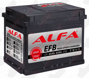 ALFA EFB (65 А/h), 650A R+