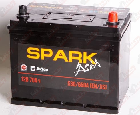 Spark Asia (70 A/h) 530/650A L+