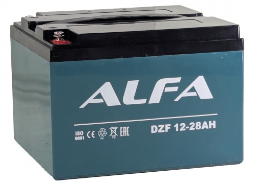 Аккумулятор для ИБП ALFA DZF (28 A/h), 12V (M5)