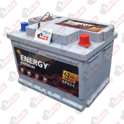 Energy Premium EP624 (62 A/h), 560A R+ низ.