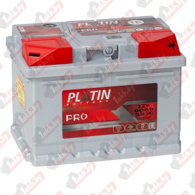 PLATIN PRO (60 A/h), 510A R+ низ.