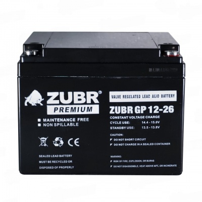 для ИБП Zubr GP (26 A/h) 12V