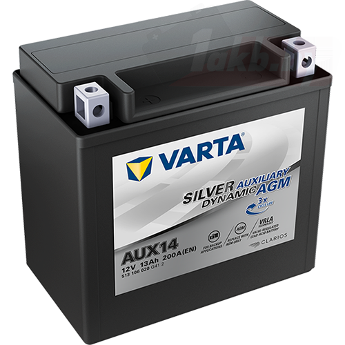 Varta Silver Dynamic Auxiliary AUX14 (13 А/h), 200А L+ (513 106 020)