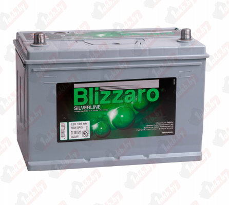 BLIZZARO SILVERLINE JIS (100A/h) 760A (SAE) R+