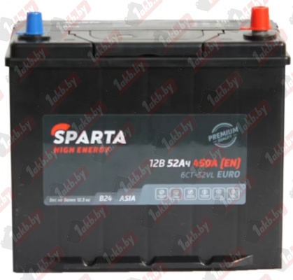 SPARTA High Energy Asia (52 A/h), 450 R+ т. кл.