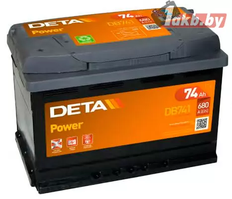 Deta Power DB741 (74 A/h), 680A L+