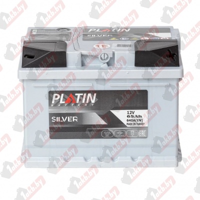 PLATIN SILVER (65 A/h), 640A R+ низ.