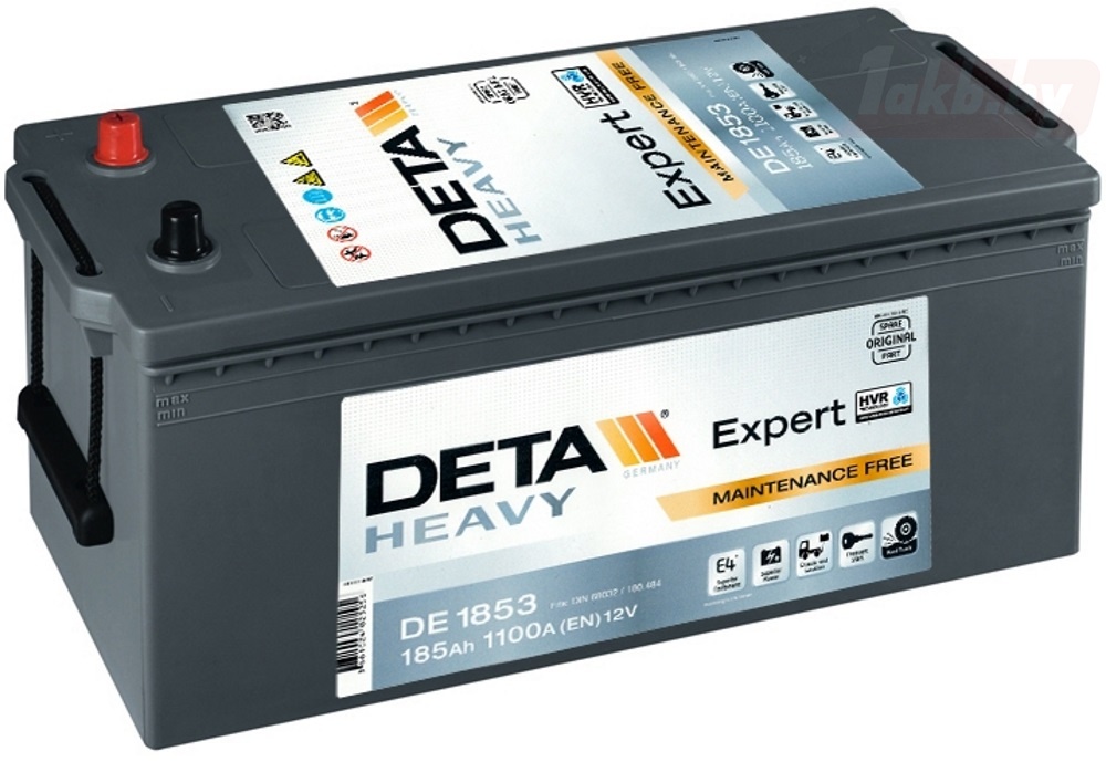 Deta HVR PRO DE1853 (185 A/h), 1100A L+
