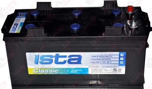 ISTA CLASSIC 6СТ-190 А1 У (190 А/ч), 1150А