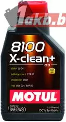 Motul 8100 X-clean+ 5W-30 1л