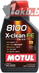 Motul 8100 X-clean FE 5W-30 1л