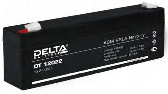 Аккумулятор для ИБП Delta DT 12022 12V-2.2 Ah