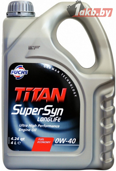 Fuchs Titan Supersyn Longlife 0W-40 4л