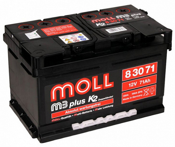 MOLL M3+ (71 A/h), 590А R+