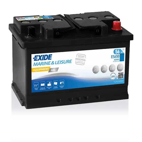 Exide Equipment Gel ES650 (56 A/h), 650Wh R+