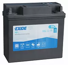 Аккумулятор Exide GEL12-19 (19 A/h), 170A R+