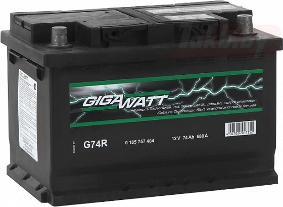 GIGAWATT (74 A/h), 680A R+