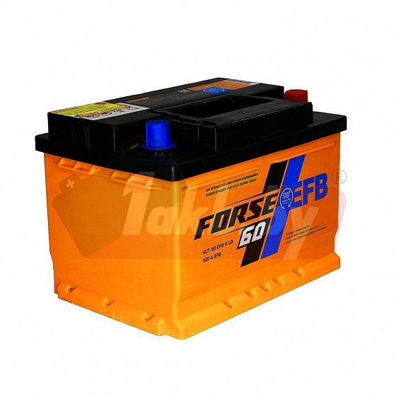 FORSE EFB (60 A/h), 620A R+ низ.