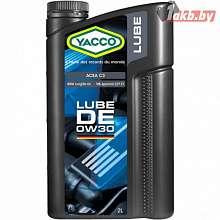 Моторное масло Yacco Lube DE 0W-30 2л