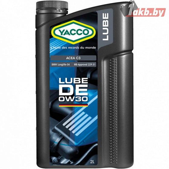 Yacco Lube DE 0W-30 2л