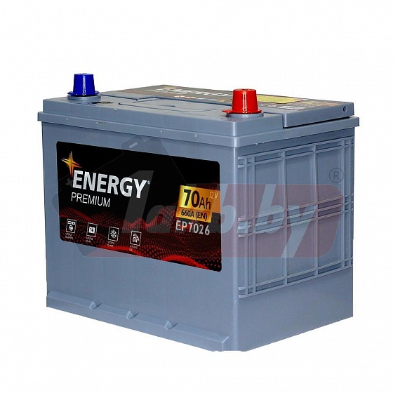 Energy Premium Asia EP7026 (70A/h), 660A R+ (с бортом)