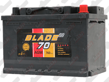 Аккумулятор BLADE AGM (70 A/h), 760A R+
