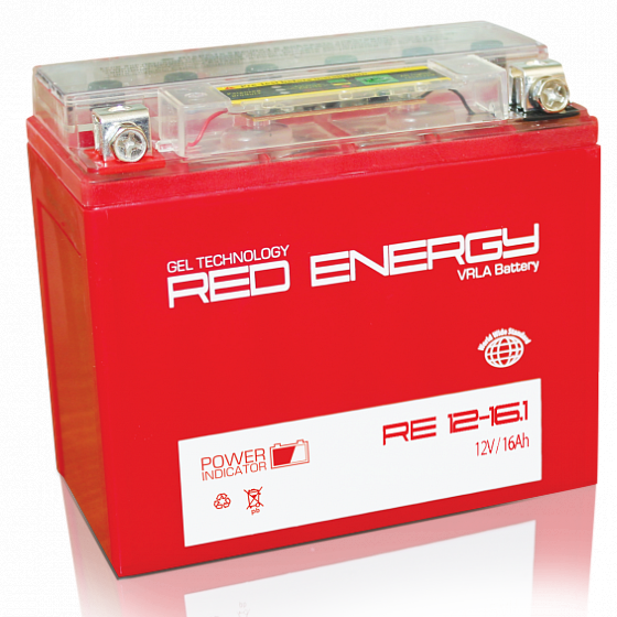 Red Energy RE 1216.1 (YTX16-BS, YB16B-A) (16 A/h), 235A L+