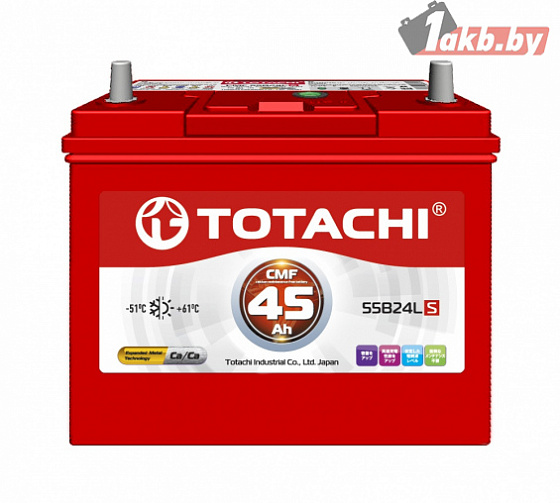 TOTACHI 55B24LS (45Ah), 400A R+