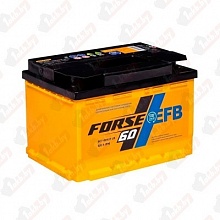 Аккумулятор FORSE EFB (60 A/h), 620A R+ низ.