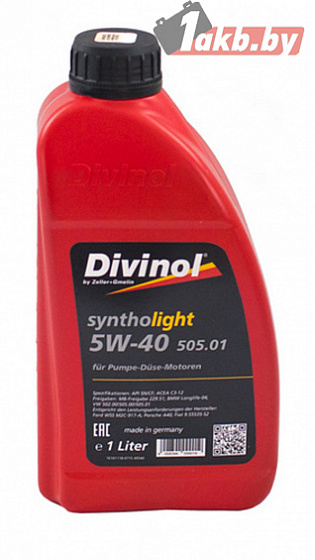 Divinol Syntholight 505.01 SAE 5W-40 1л