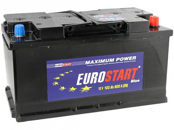 Eurostart Blue (100 A/h), 800А L+