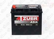 Аккумулятор ZUBR Ultra Asia (60 A/h), 550A L+