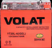 Аккумулятор VOLAT YT20-4(iGEL) (20 A/h), 330A L+