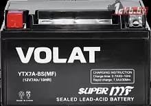 Аккумулятор VOLAT YTX7A-BS AGM (7 A/h), 105A L+