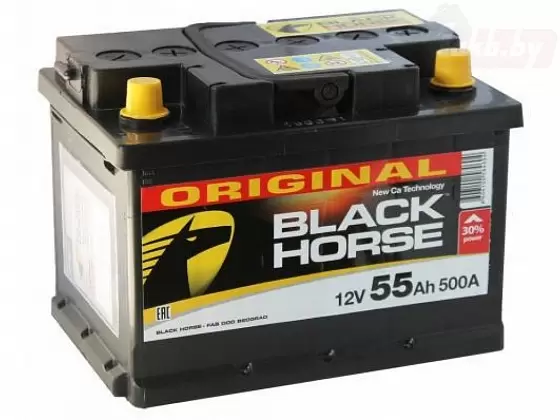 BLACK HORSE (55 A/h), 500A R+