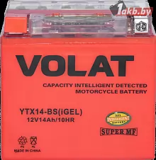 Аккумулятор VOLAT YTX14-BS (iGEL) (14 A/h), 200A L+