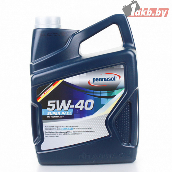 Pennasol Super Pace 5W-40 5л