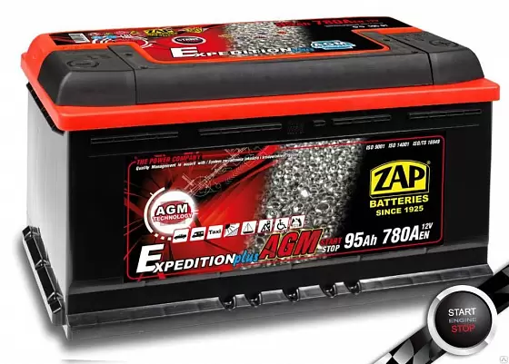 ZAP Expedition Start-Stop AGM (95 A/h), 850A