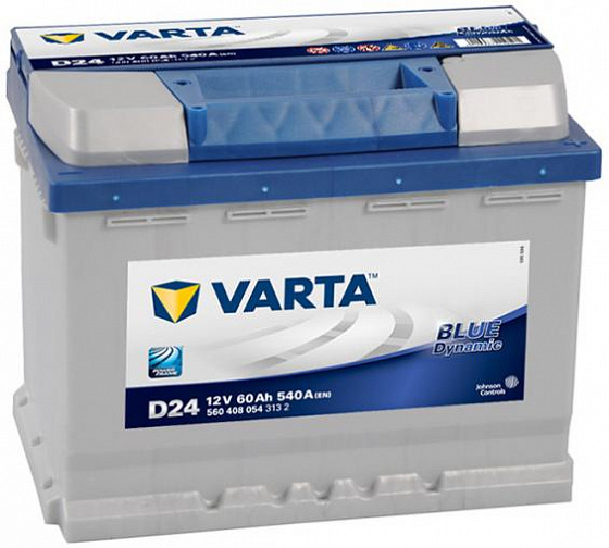 Varta Blue Dynamic D24 (60 А/h), 540А R+ (560 408 054)