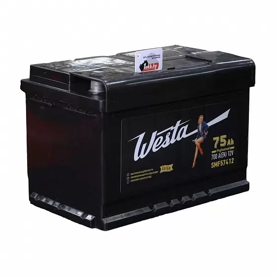 Westa Black (75 A/h), 700A R+