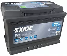 Аккумулятор Exide Premium EA770 (77 A/h), 760A R+